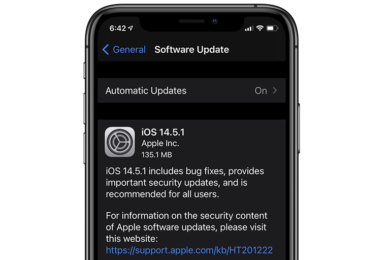 Apple tung gấp iOS 14.5.1 để khắc phục lỗi bảo mật quan trọng